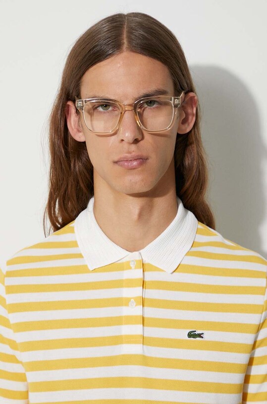 Lacoste cotton polo shirt PF0621.RZC yellow