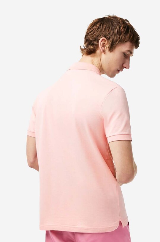 Îmbrăcăminte Lacoste polo de bumbac PH4012.KF9 roz