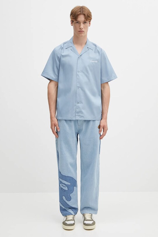 Сорочка Carhartt WIP S/S Delray Shirt I031465.0ROXX блакитний