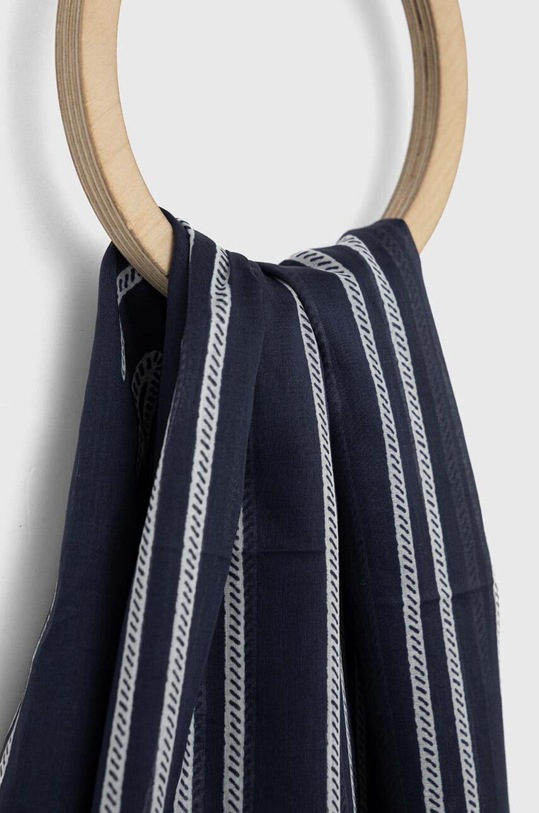 Lauren Ralph Lauren szal bawełniany 454906309 granatowy SS23
