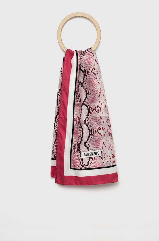 Patrizia Pepe chusta jedwabna Foulard jedwab multicolor 8F0006.A075