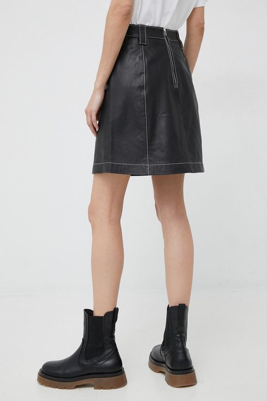 Ρούχα Δερμάτινη φούστα PS Paul Smith W2R.238S.K30947 μαύρο