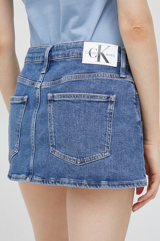Odzież Calvin Klein Jeans spódnica jeansowa J20J220946.PPYX niebieski