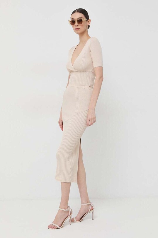 Sukňa Guess W3GD66.Z2U00 béžová SS23