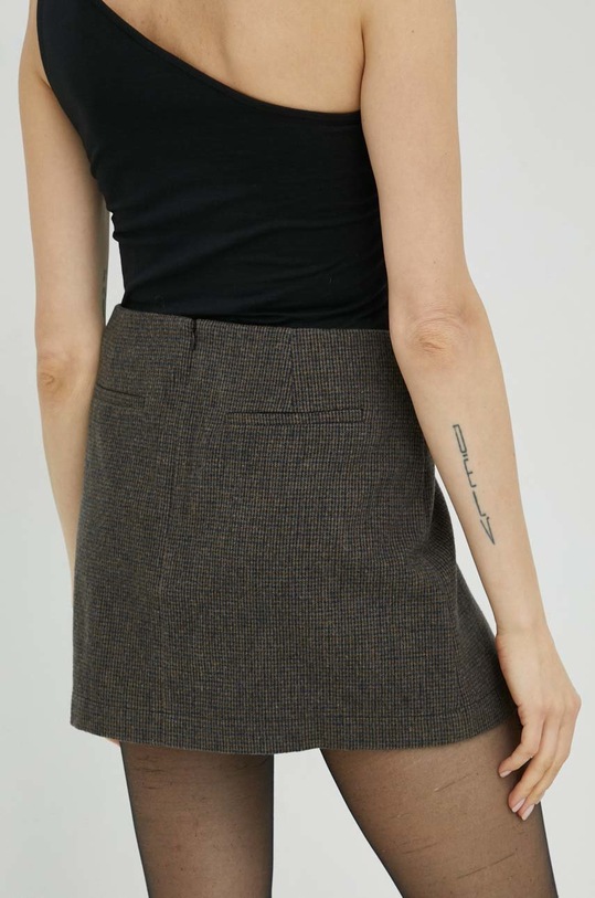 Oblačila Krilo s primesjo volne Herskind 4648911 rjava