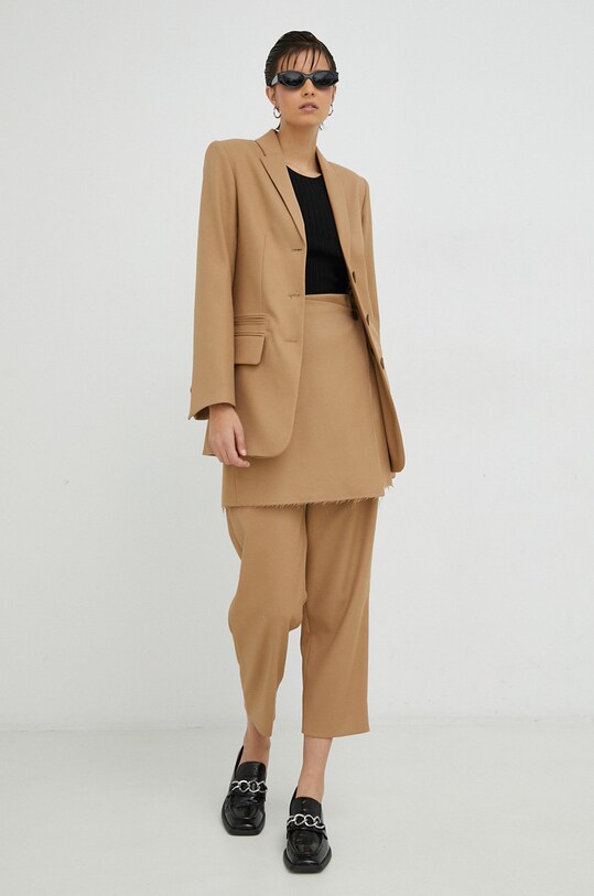 By Malene Birger fusta Q71447005 bej SS23