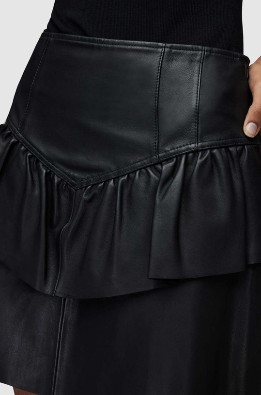 AllSaints fusta de piele WL107X negru SS23
