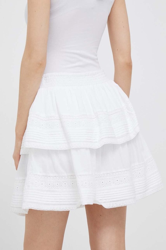 Îmbrăcăminte Pepe Jeans fusta din bumbac Prana PL901042.800 alb