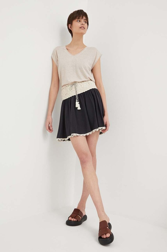 Bavlněná sukně Pepe Jeans Orianna PL901039.999 černá SS23