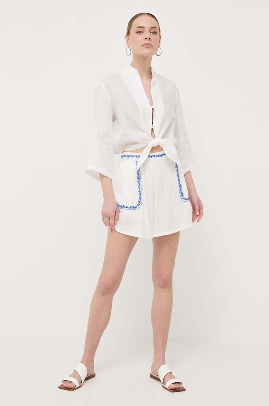 Twinset spódnica 231LM2TBB biały SS23