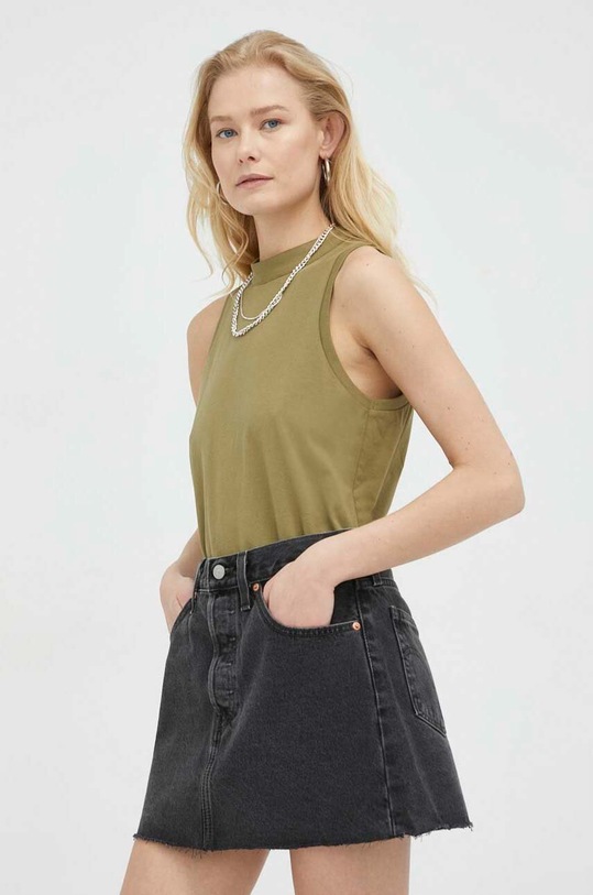 Levi's spódnica jeansowa czarny A4694.0000