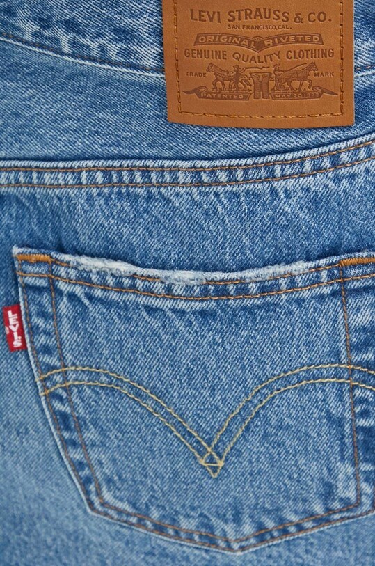 Levi's fustă din denim A4694.0002 albastru