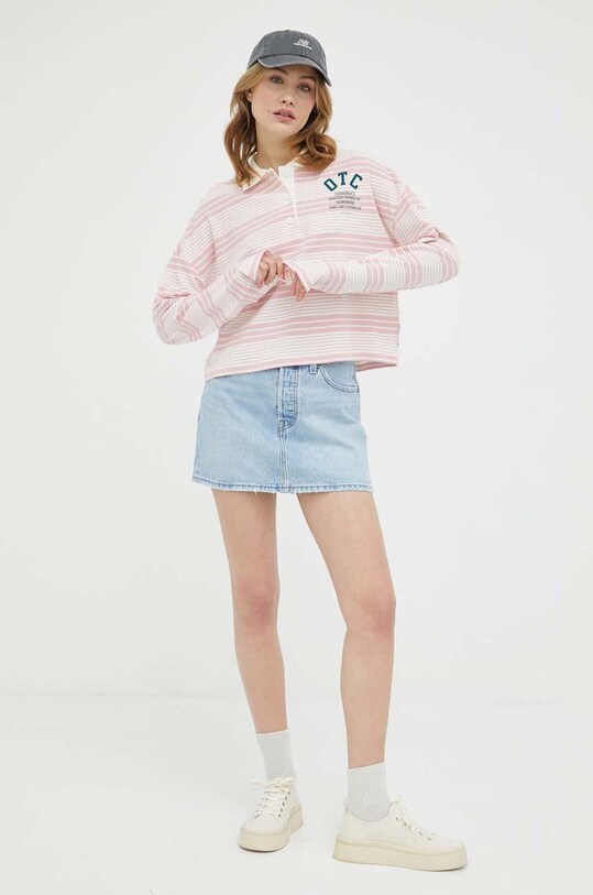 Levi's fustă din denim A4694.0003 albastru SS23