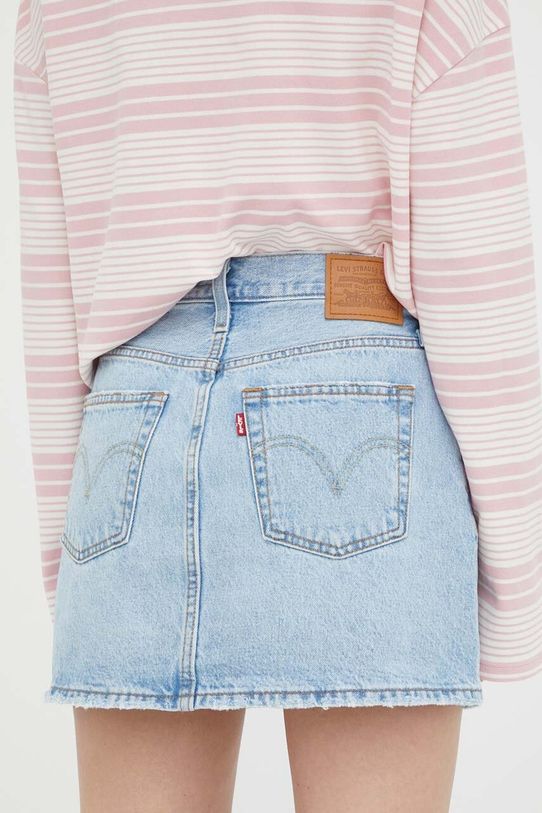 Odzież Levi's spódnica jeansowa A4694.0003 niebieski