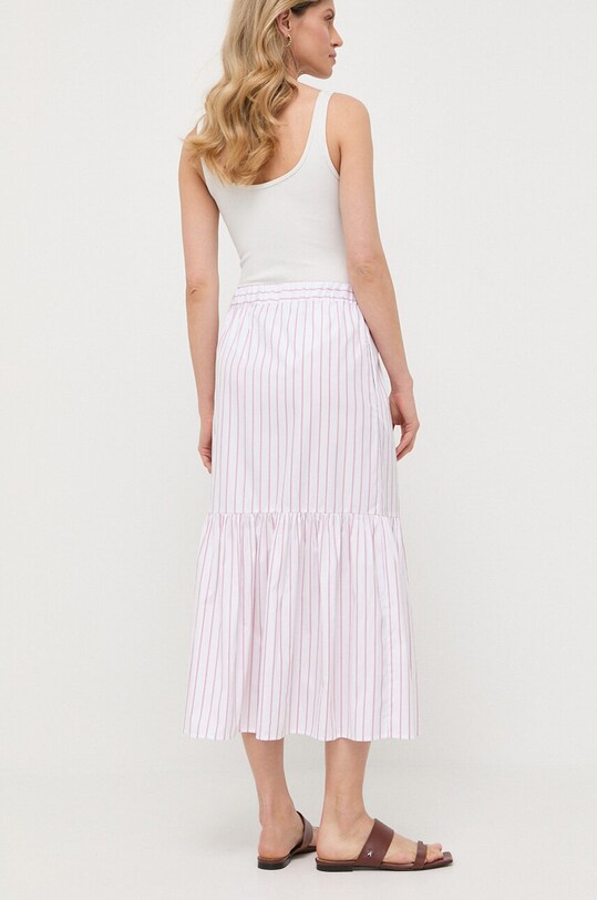 Max Mara Leisure fusta din bumbac 2331010136600 alb SS23