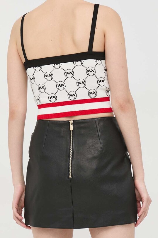 Одежда Кожаная юбка Pinko 100196.Y6WL чёрный