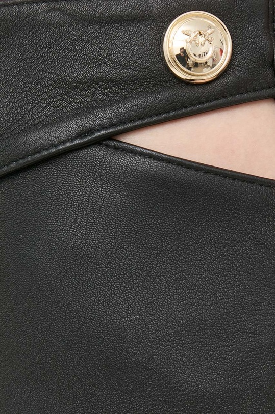 Pinko spódnica skórzana czarny 100196.Y6WL