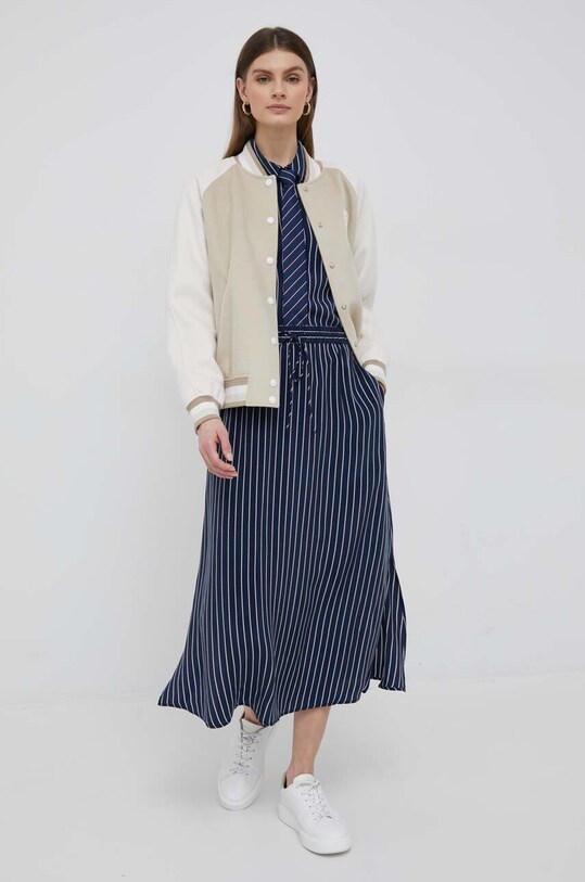 Юбка Tommy Hilfiger WW0WW38627.PPYX тёмно-синий SS23