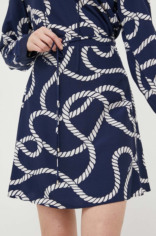 Sukňa Tommy Hilfiger tmavomodrá WW0WW39338.PPYX