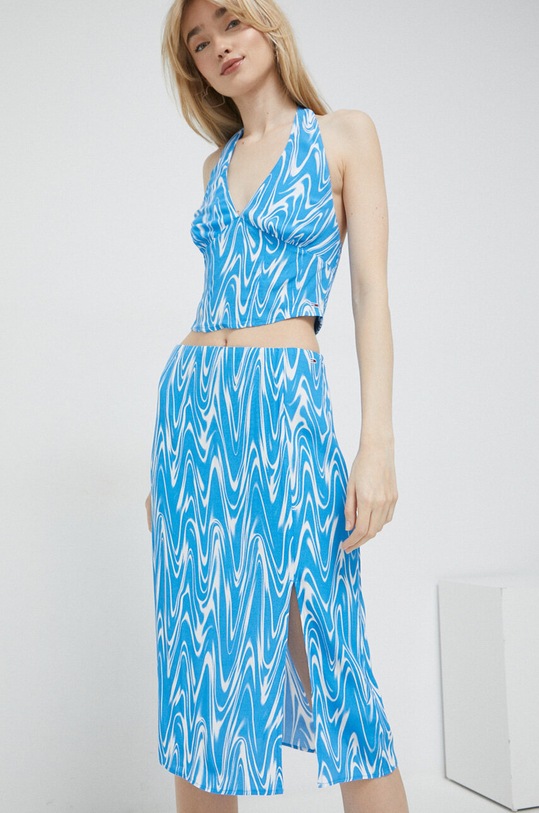 Tommy Jeans fusta albastru DW0DW15191.PPYX