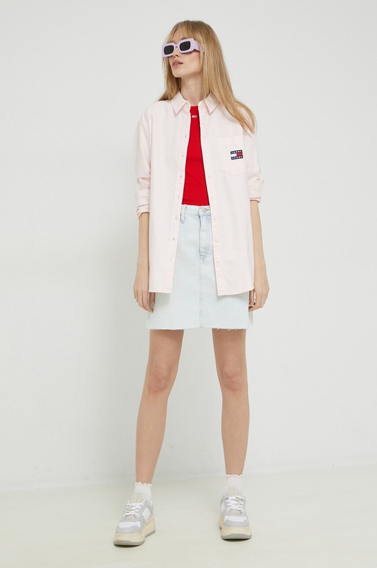 Rifľová sukňa Tommy Jeans DW0DW15624.PPYX modrá SS23
