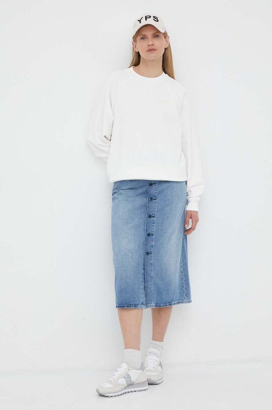 G-Star Raw fustă din denim D23311.D313 albastru AW23