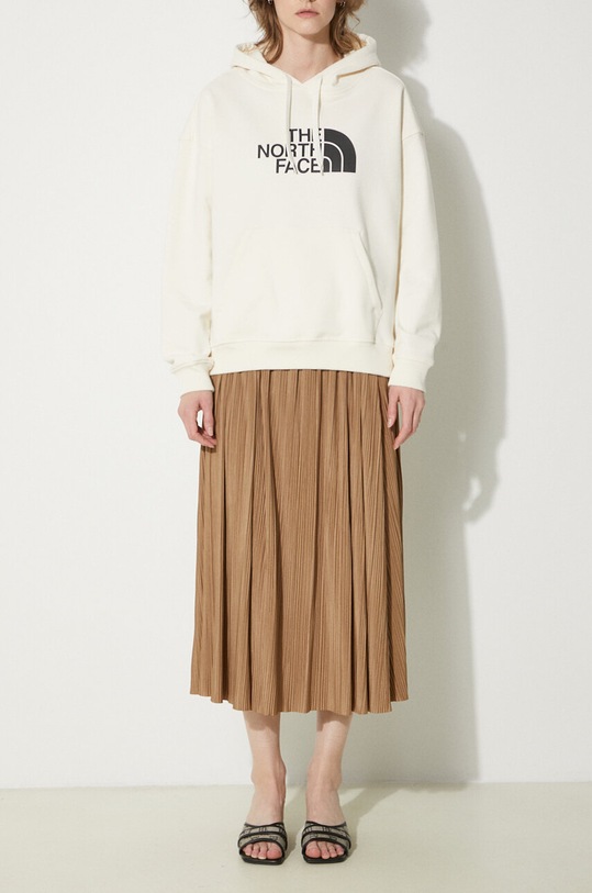 Sukňa Samsoe Samsoe AGNETA jednoduchý hnedá F22300195