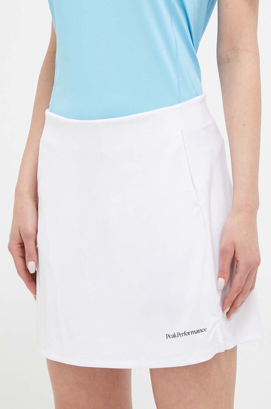 Peak Performance fustă sport Player uni alb G77548
