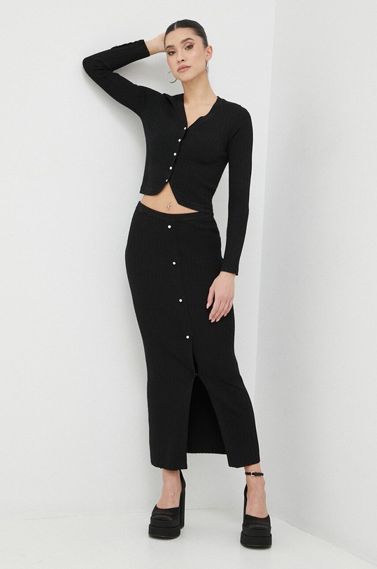 Morgan fusta uni negru JSUZY.NOIR