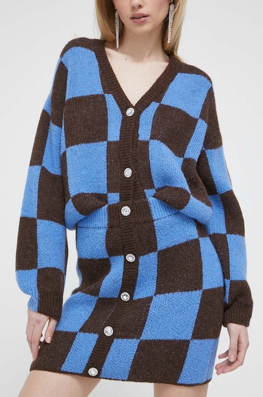 Stine Goya spódnica z domieszką wełny casual multicolor SG4815