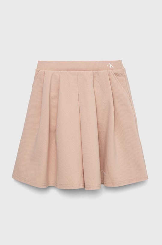 Παιδική φούστα Calvin Klein Jeans με ελαστάν ροζ IG0IG01822.PPYX