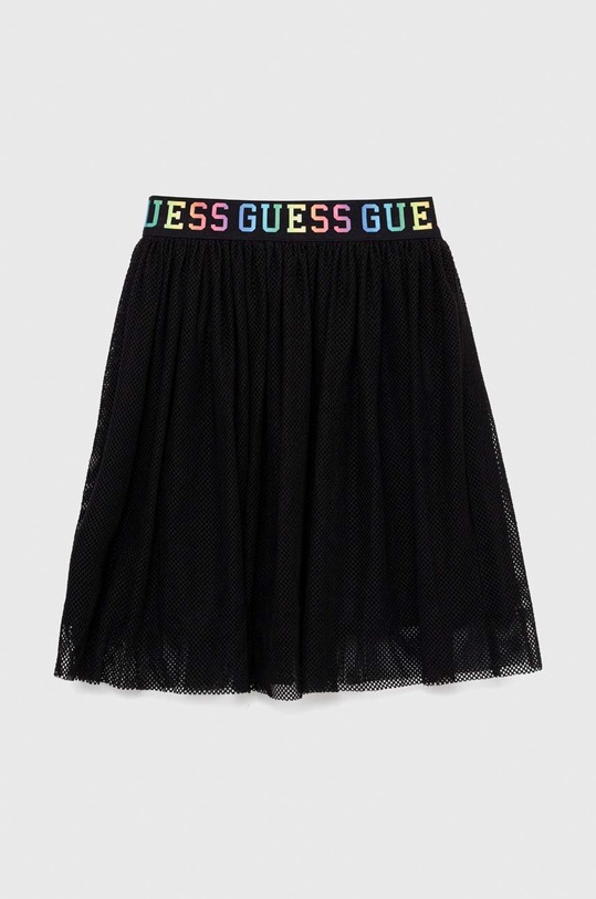 Dievčenská sukňa Guess pletenina čierna K3RD01.KACZ0.PPYX