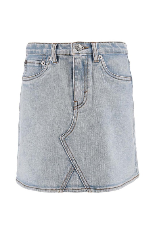 Levi's fustă din denim pentru copii uni albastru 4EG612