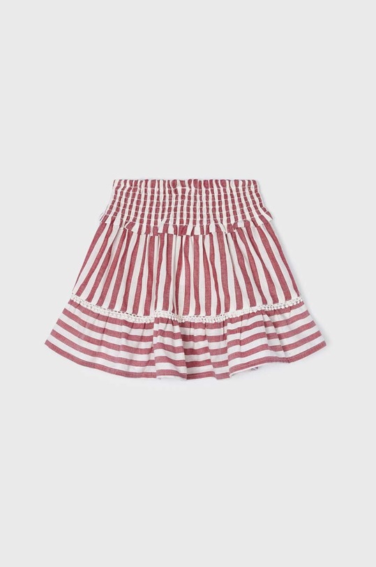 Mayoral fusta din bumbac pentru copii 3903.6F.MINI.PPYX rosu SS23