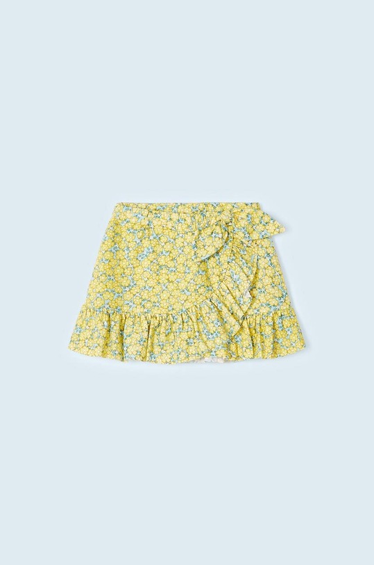 Mayoral fusta din bumbac pentru copii 3905.6K.MINI galben SS23