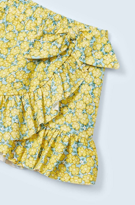 Mayoral fusta din bumbac pentru copii galben 3905.6K.MINI