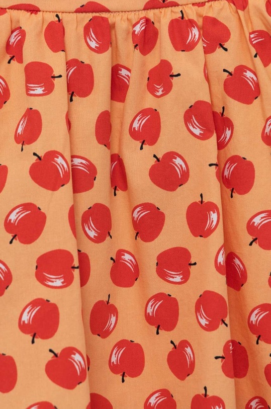 Fete United Colors of Benetton fusta din bumbac pentru copii 4INNG000C.P.SEASONAL portocaliu