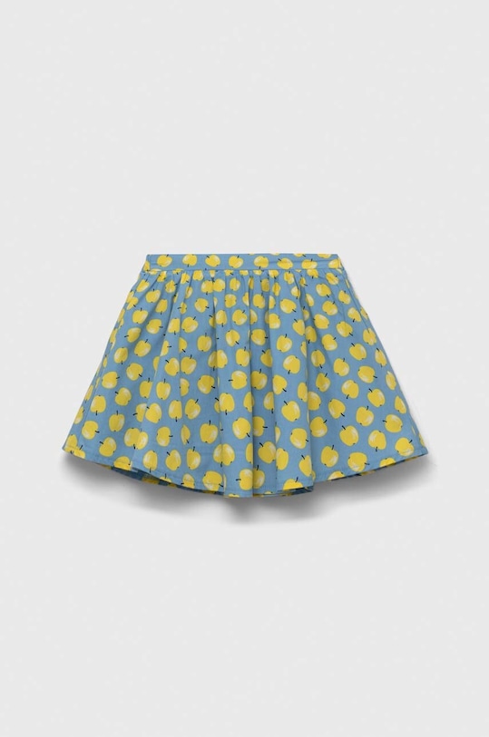 United Colors of Benetton fusta din bumbac pentru copii cu modele albastru 4INNG000C.P.SEASONAL