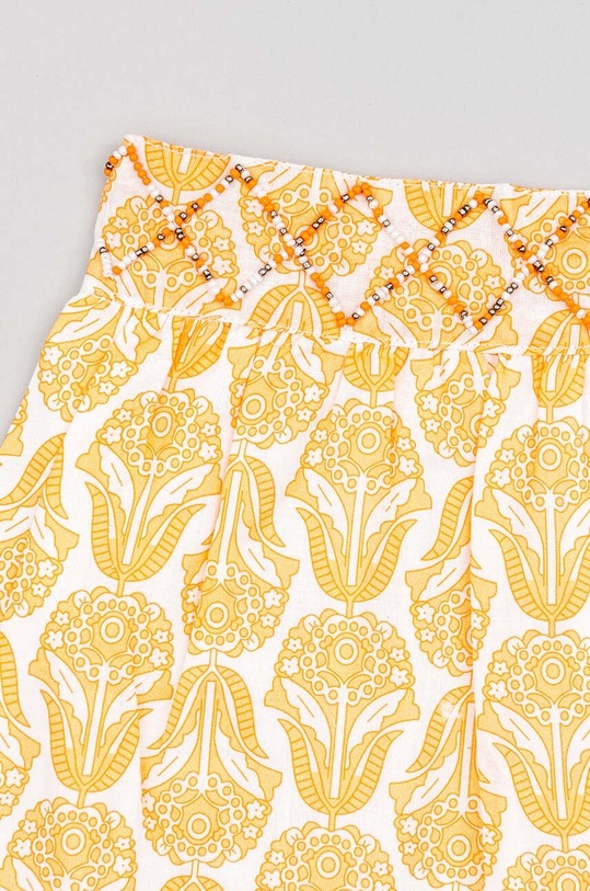 Dziewczynka zippy spódnica bawełniana dziecięca ZKGAP0403.23008 pomarańczowy