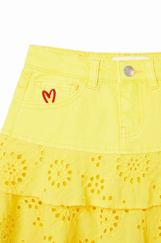 Desigual spódnica dziecięca 23SGFD03 żółty