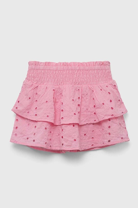 Abercrombie & Fitch spódnica bawełniana dziecięca bawełna różowy KI243.3025