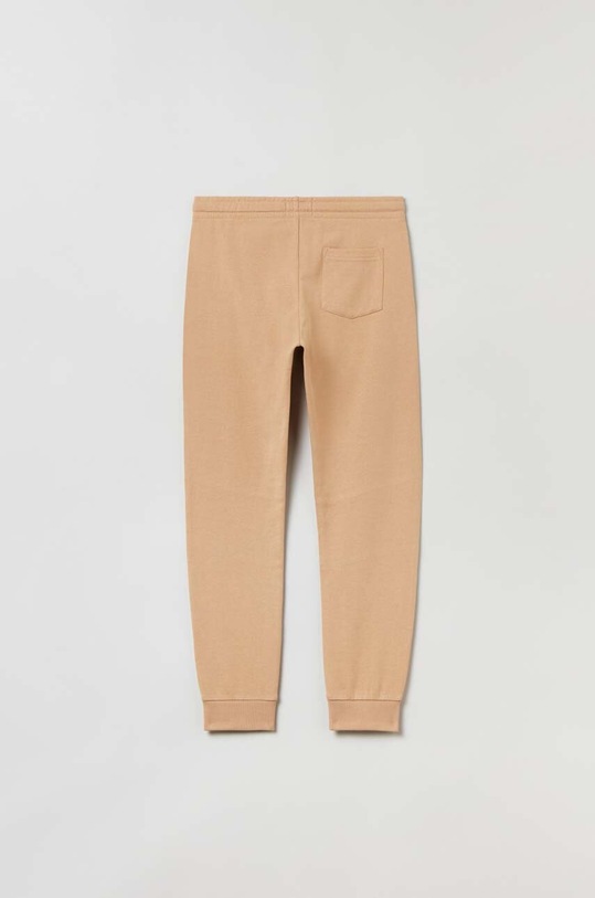 OVS spodnie bawełniane dziecięce 1760379.Boy.10.15years. brązowy SS23