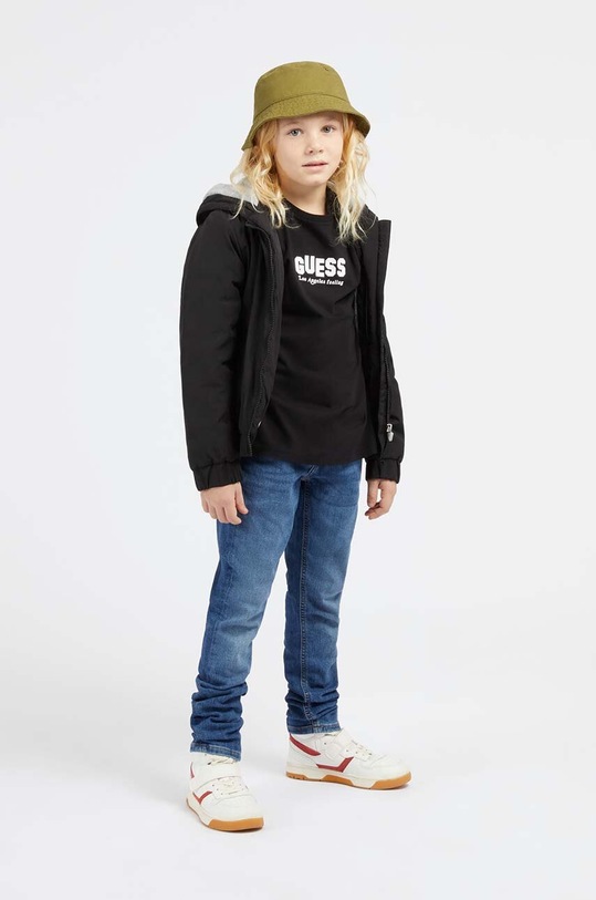 Дитячі джинси Guess з регулюванням темно-синій L2YA16.D4GV0.PPYX