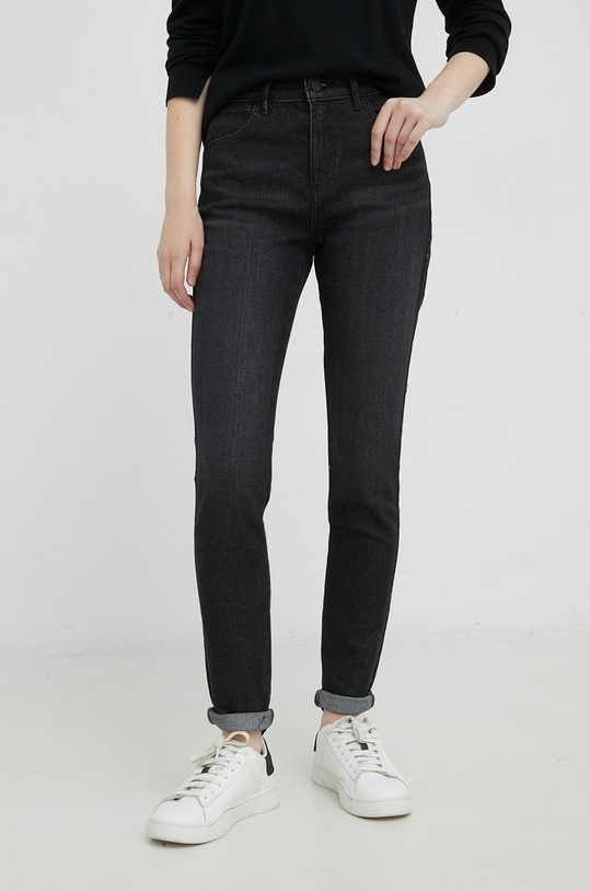 Wrangler jeansi High Rise Skinny Wicked Planet friendly negru W27HDHY33