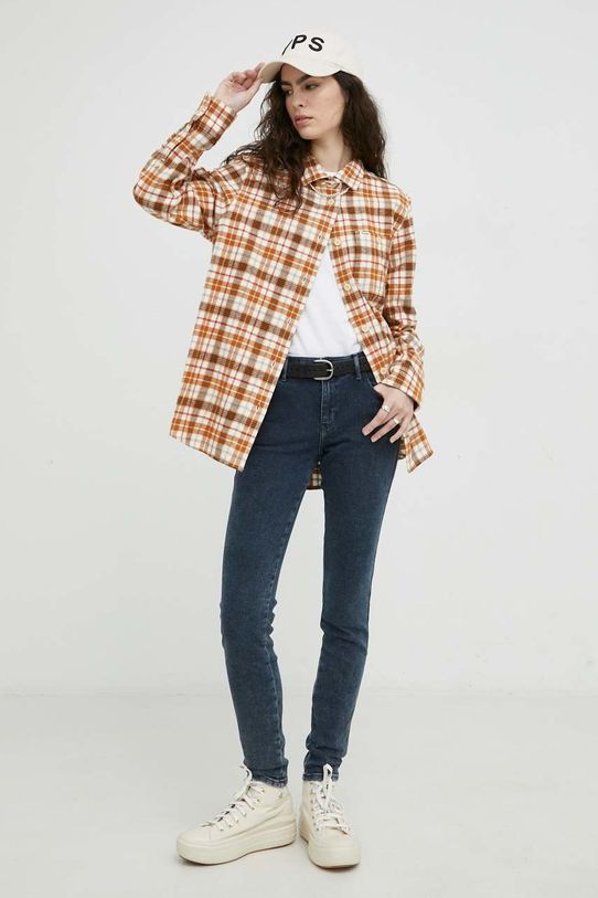Τζιν παντελόνι Wrangler Skinny Milky Way W28K64TK8 σκούρο μπλε SS23