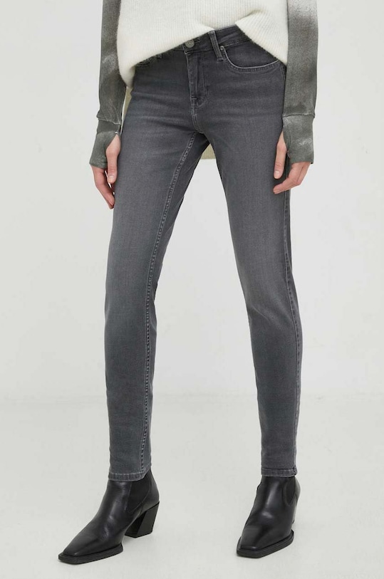 Lee jeansy Scarlett Washed Grey szary L526SXJP