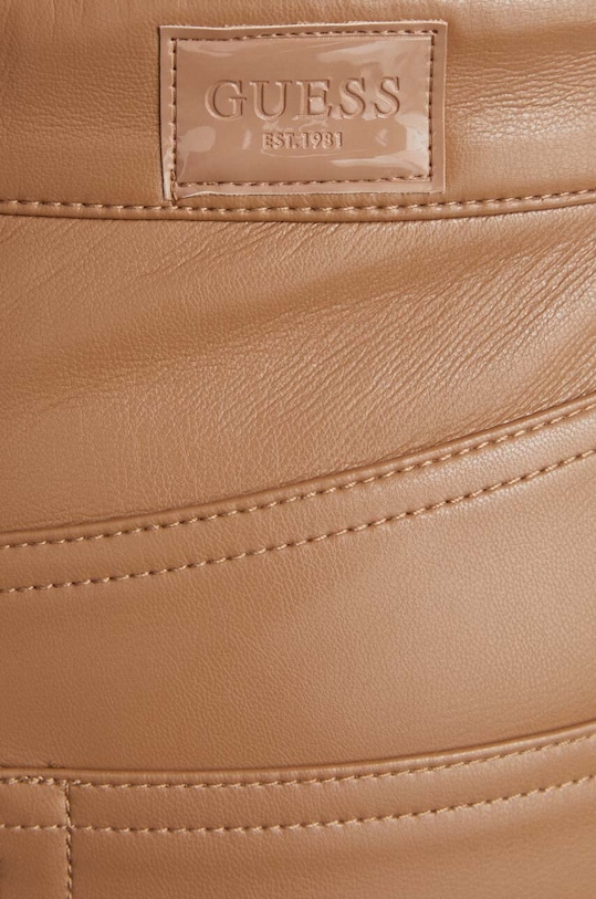 Παντελόνι Guess καφέ W3RA0M.WF8P0