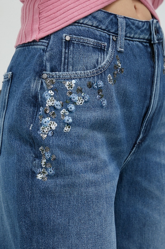 Guess jeansi Mom Jean albastru W3RA21.D4VI3