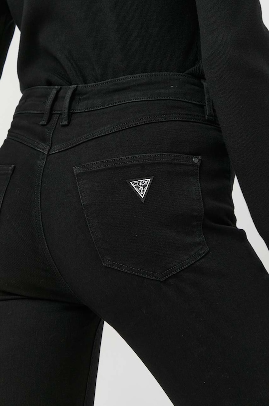 Guess jeansy 1981 SKINNY czarny W2YA46.D4PZ1