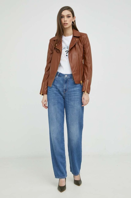 Guess jeansi Hollywood W3RA73.D4CN3 albastru SS23